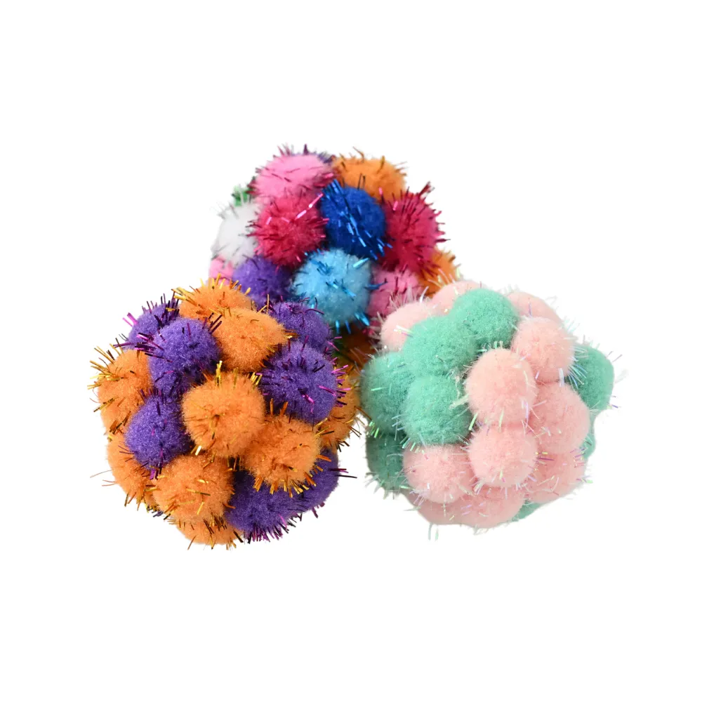 3 Pack Cat Interactive Ball Toy