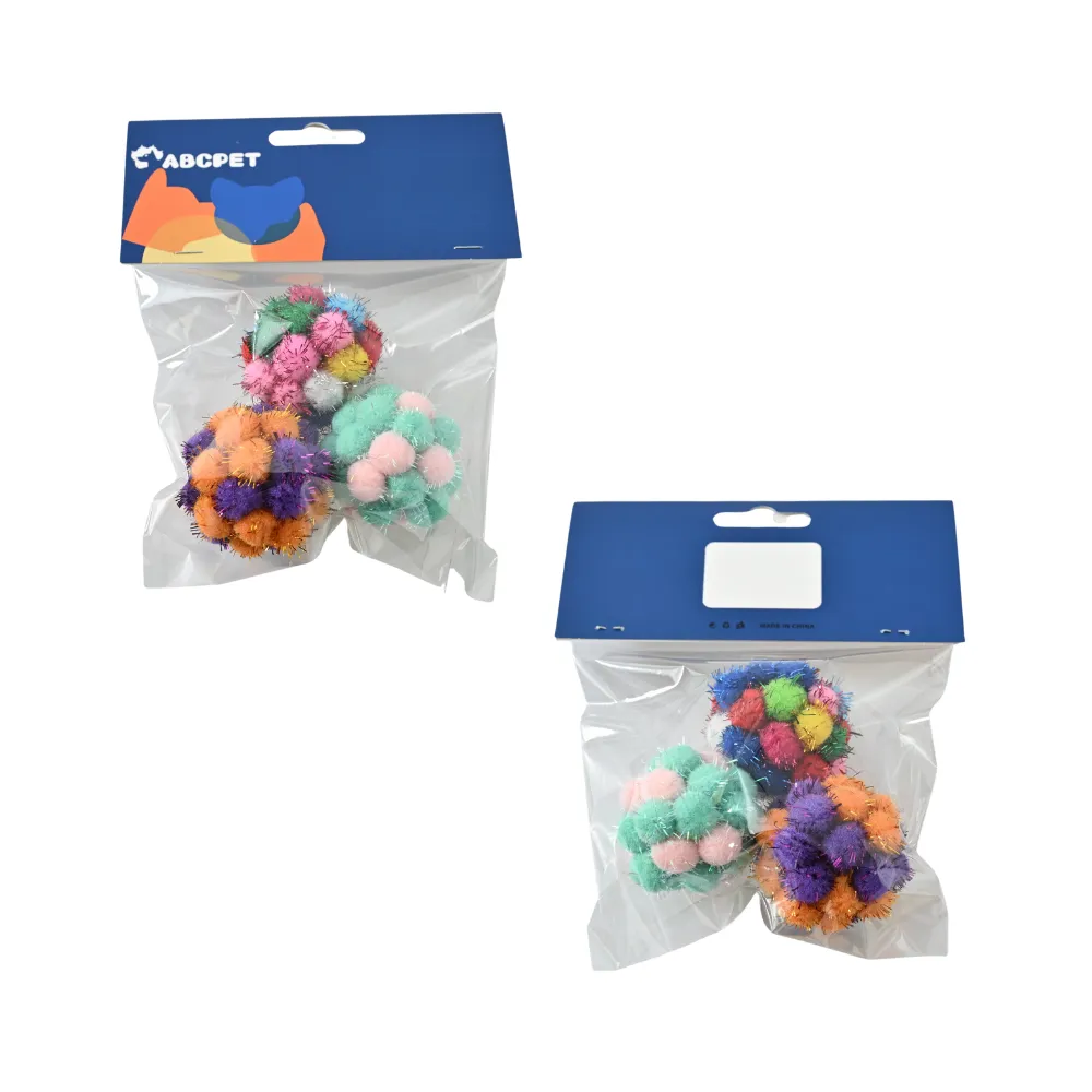 3 Pack Cat Interactive Ball Toy
