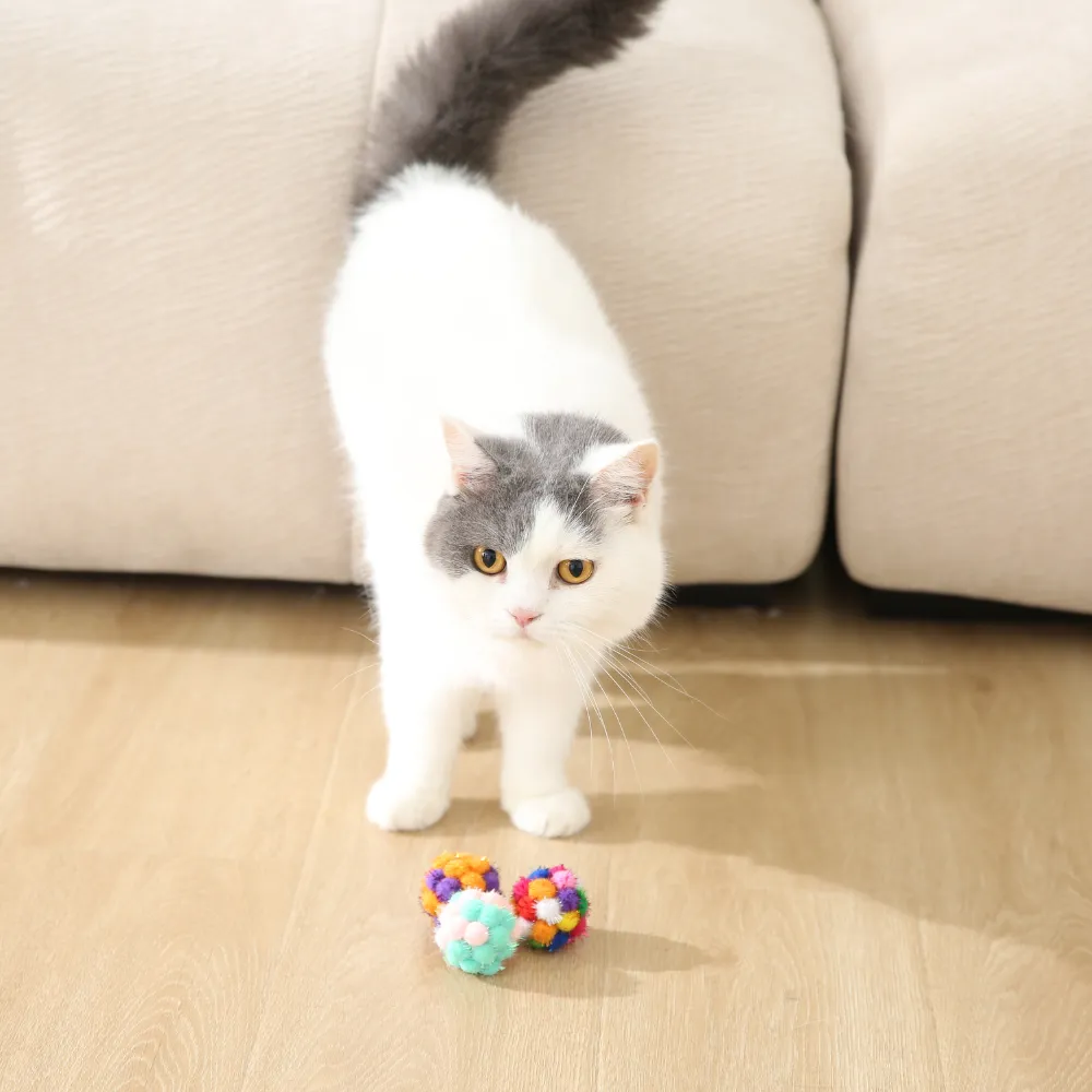 3 Pack Cat Interactive Ball Toys