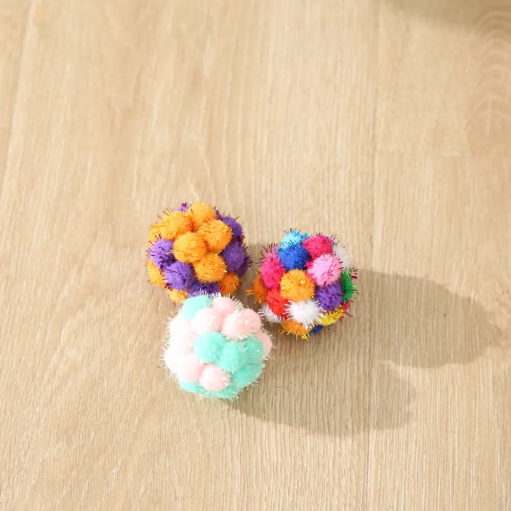 3 Pack Cat Interactive Balls Toy