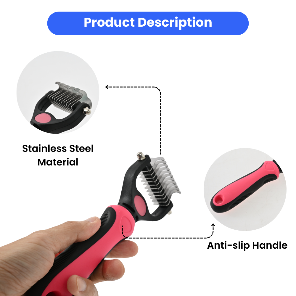 Anti-Matting Stainless Steel Comb