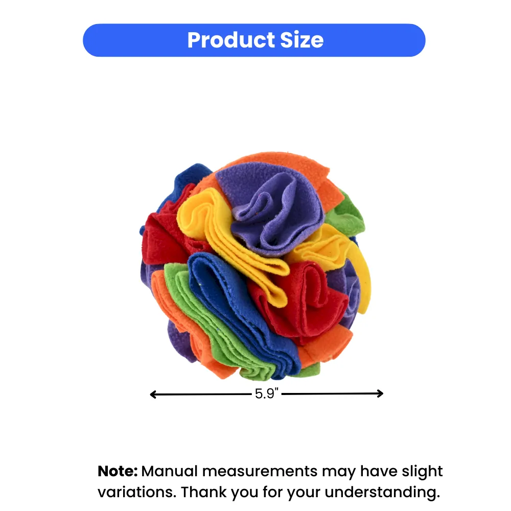 Bulk Colorful Snuffle Ball Dog Toy