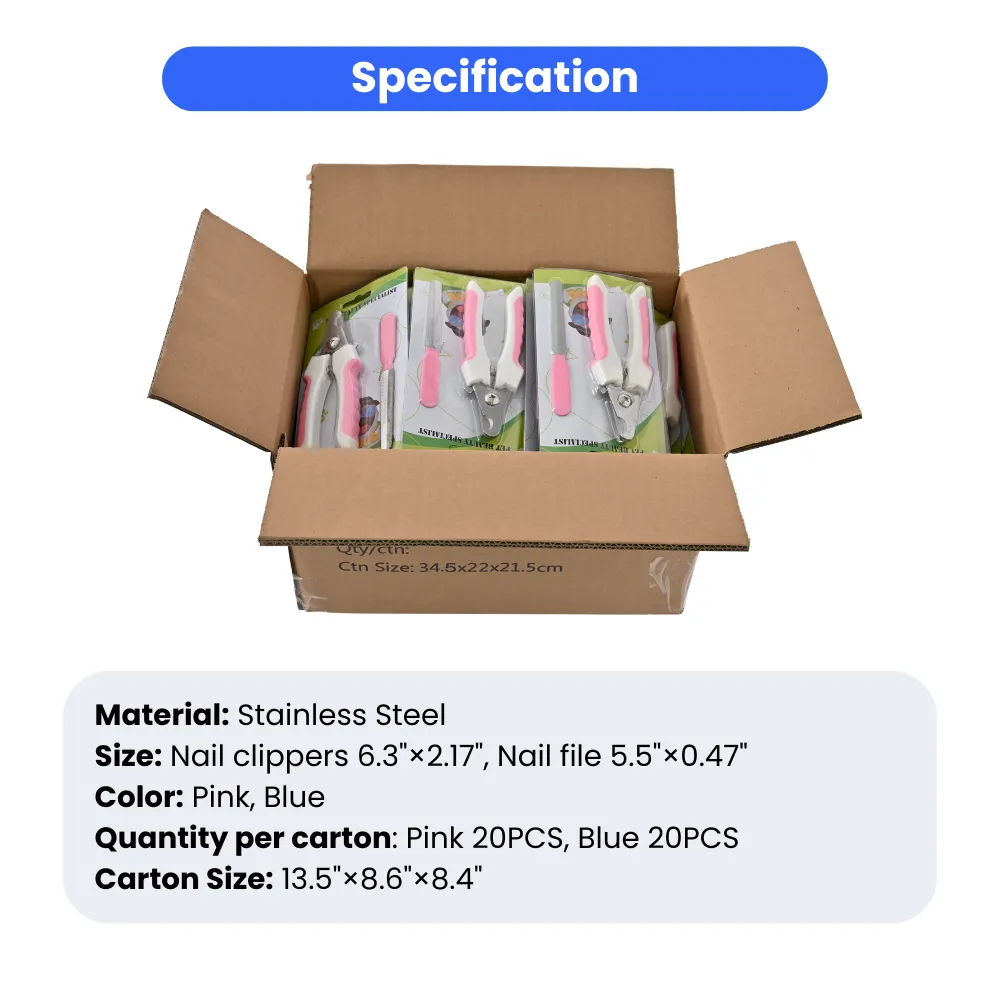 Bulk Pet Nail Clipper Set