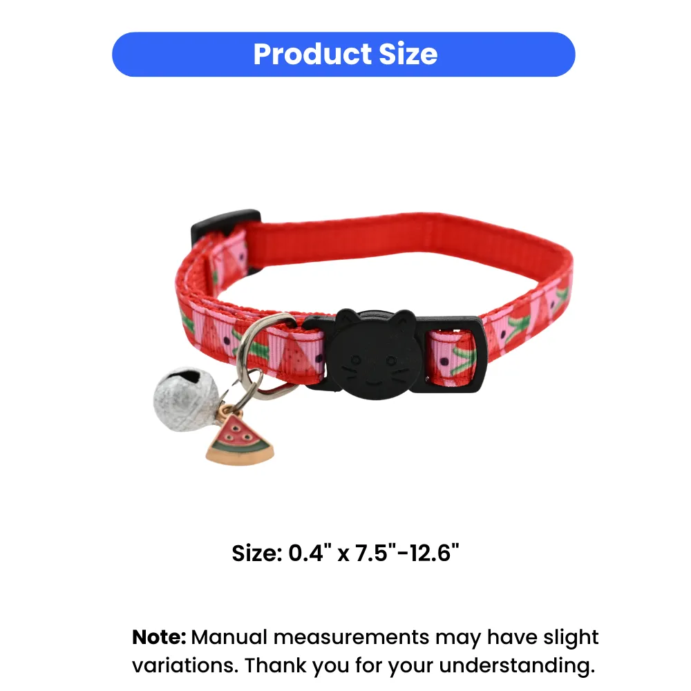 Cat Collar with Bell Size