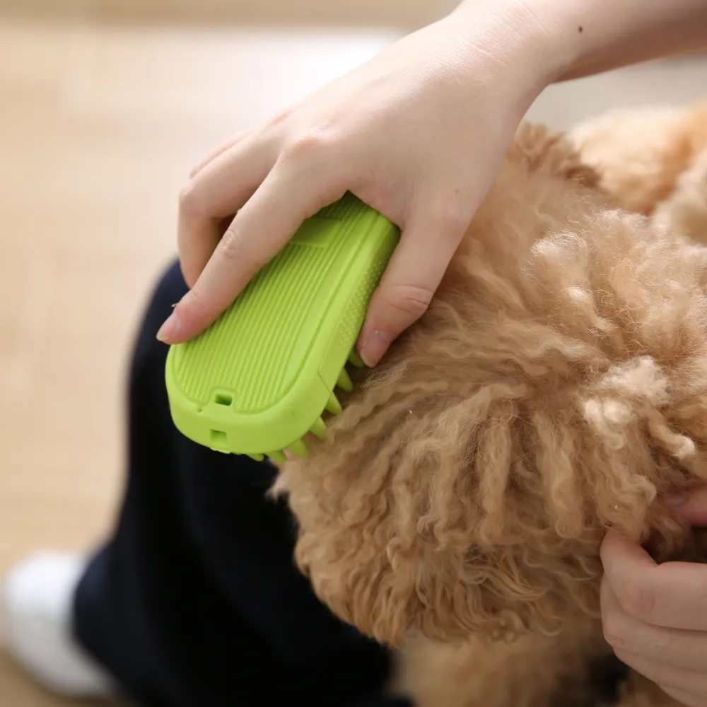 Cat and dog shower brush