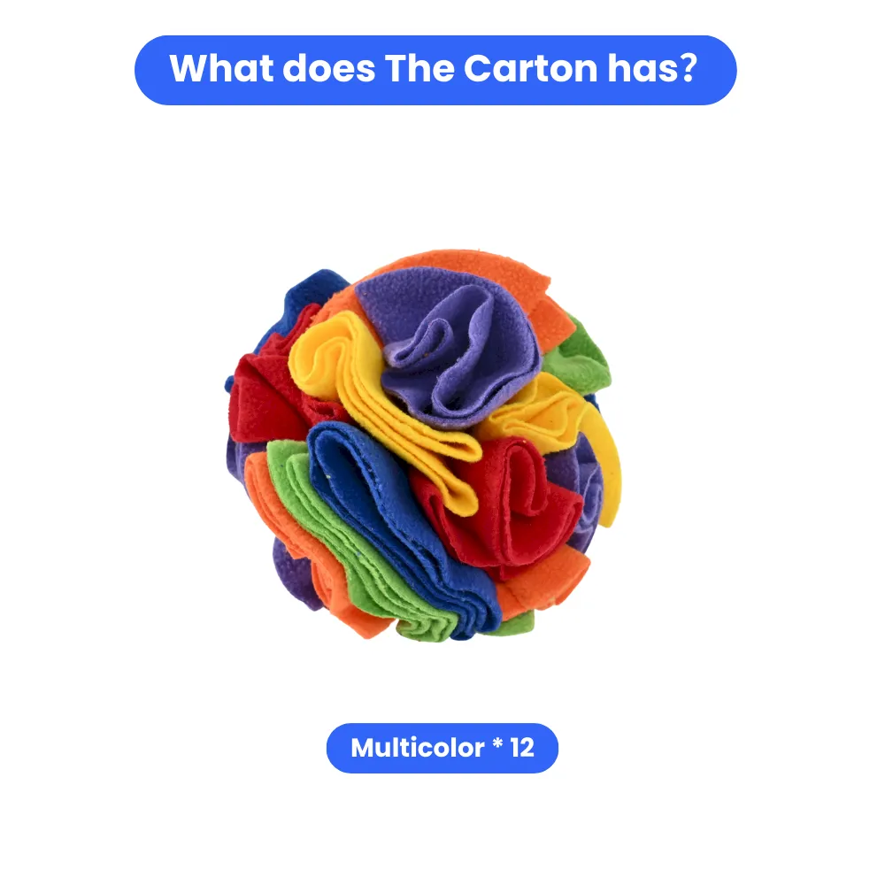 Colorful Snuffle Ball Dog Toys