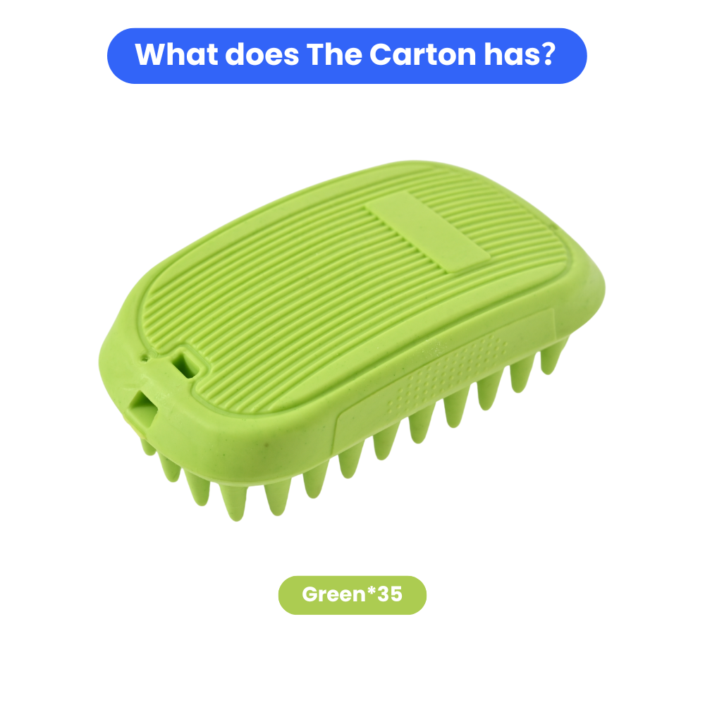 Curry brush for pets