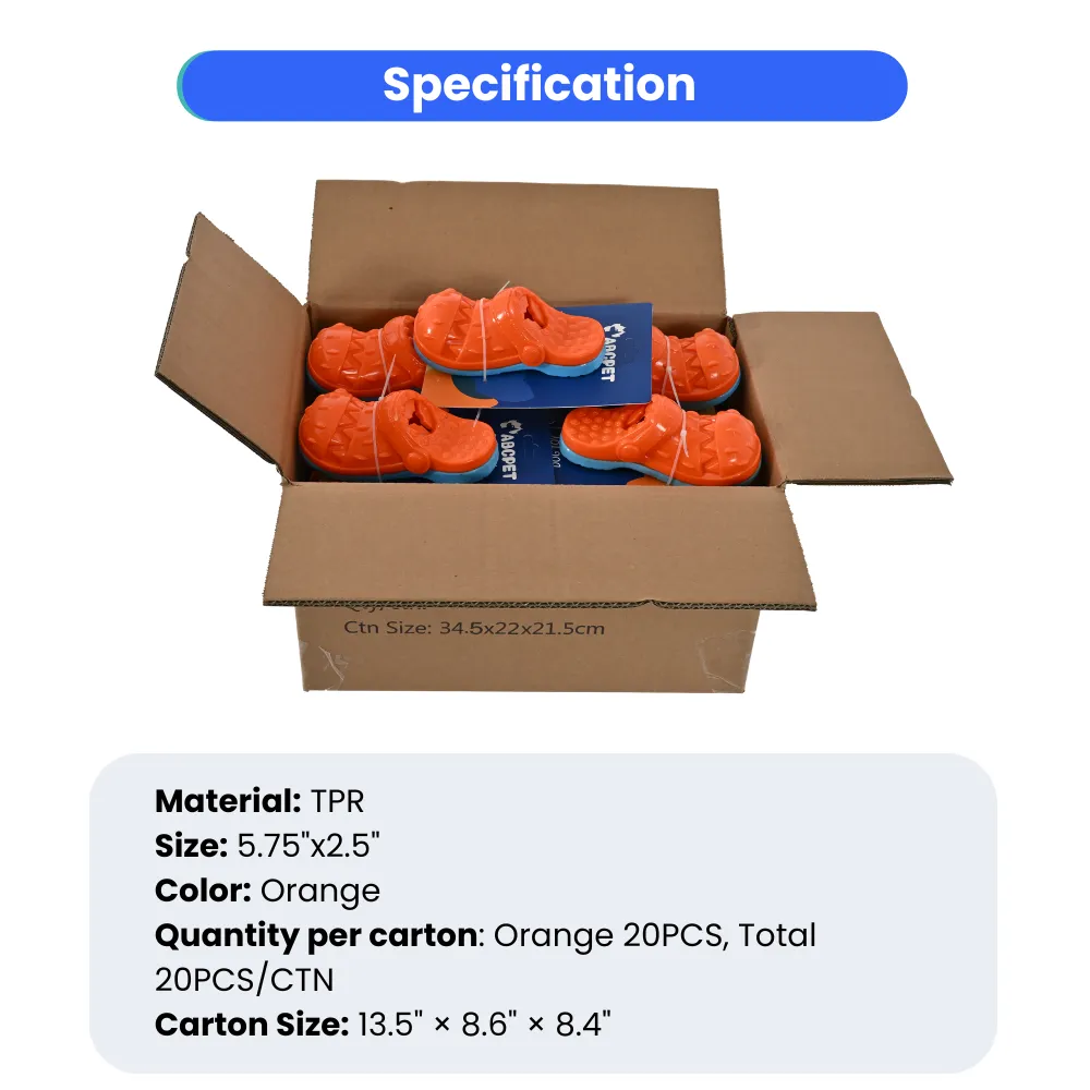 Custom Dog TPR Slipper Toy