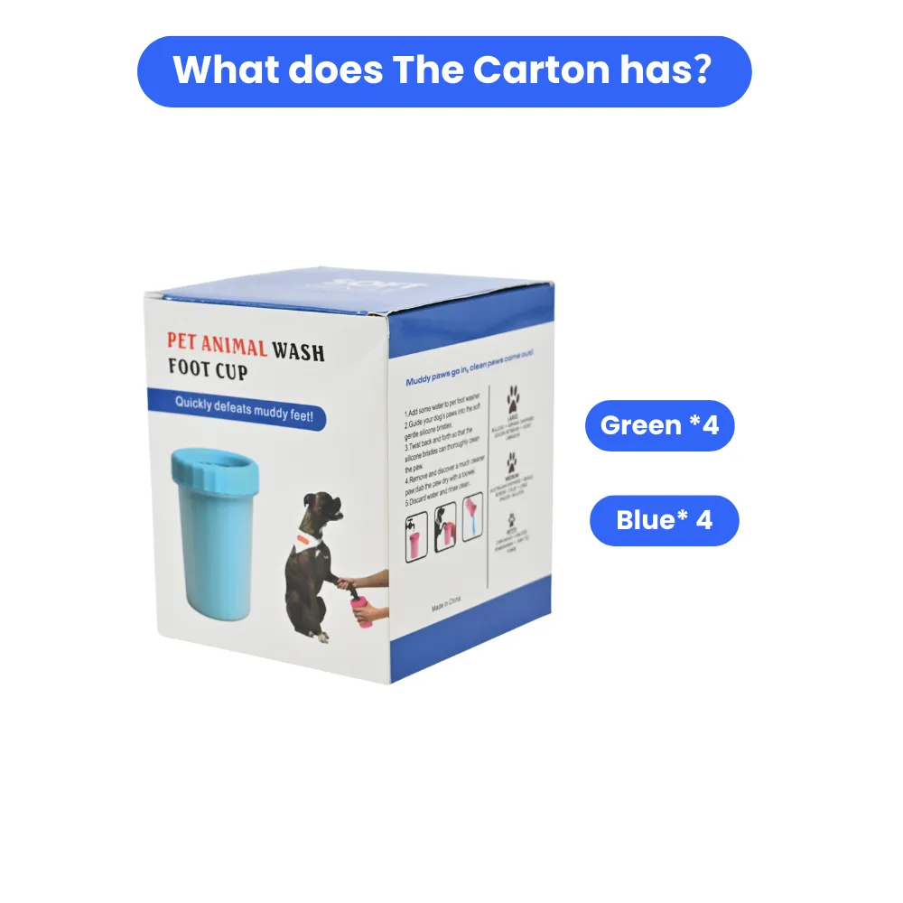 Dog Paw Cleaner Color