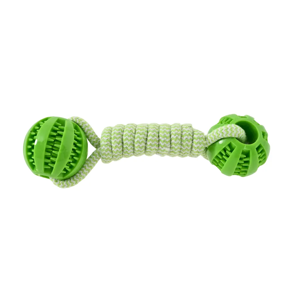 Dog TPR Ball Toy with Rope