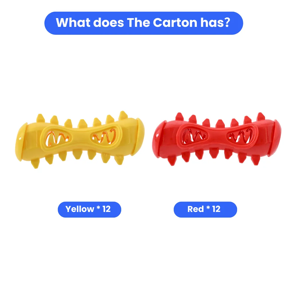 Dog TPR Bone Shaped Chew Toys