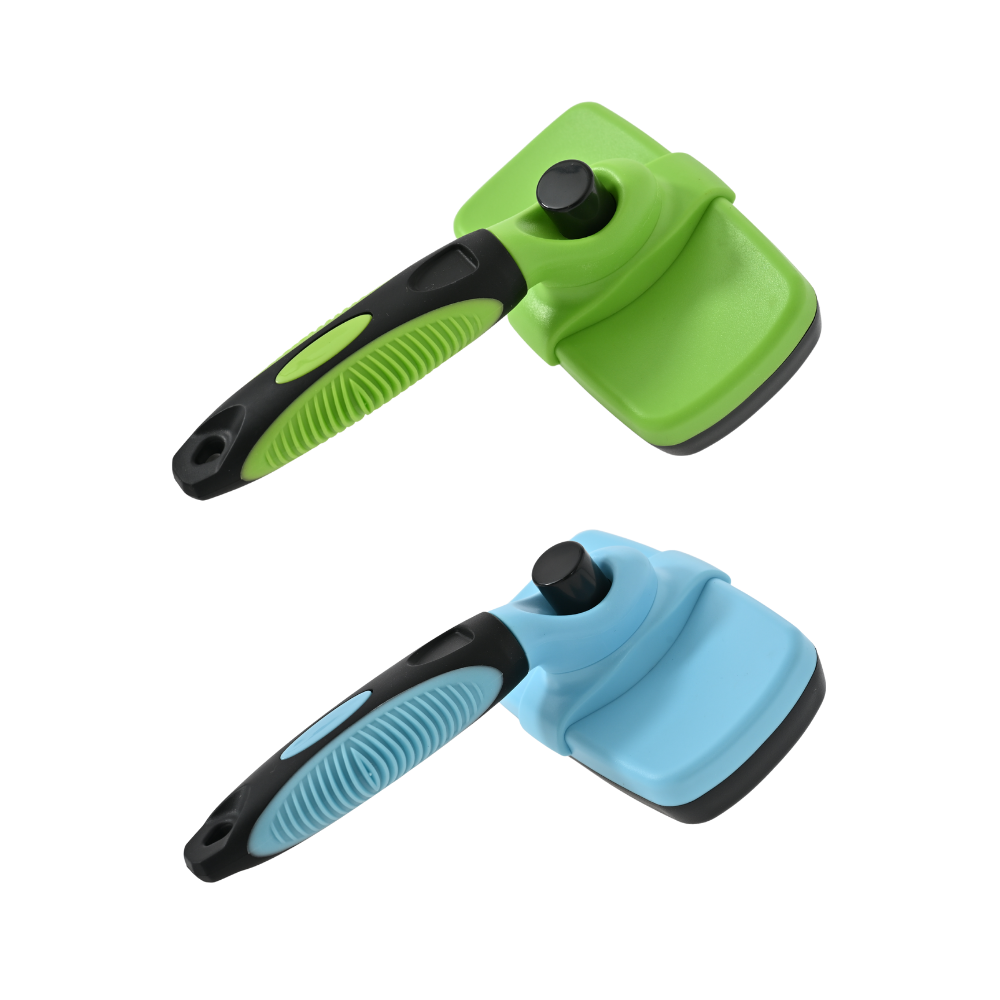 Dog deshedding brush