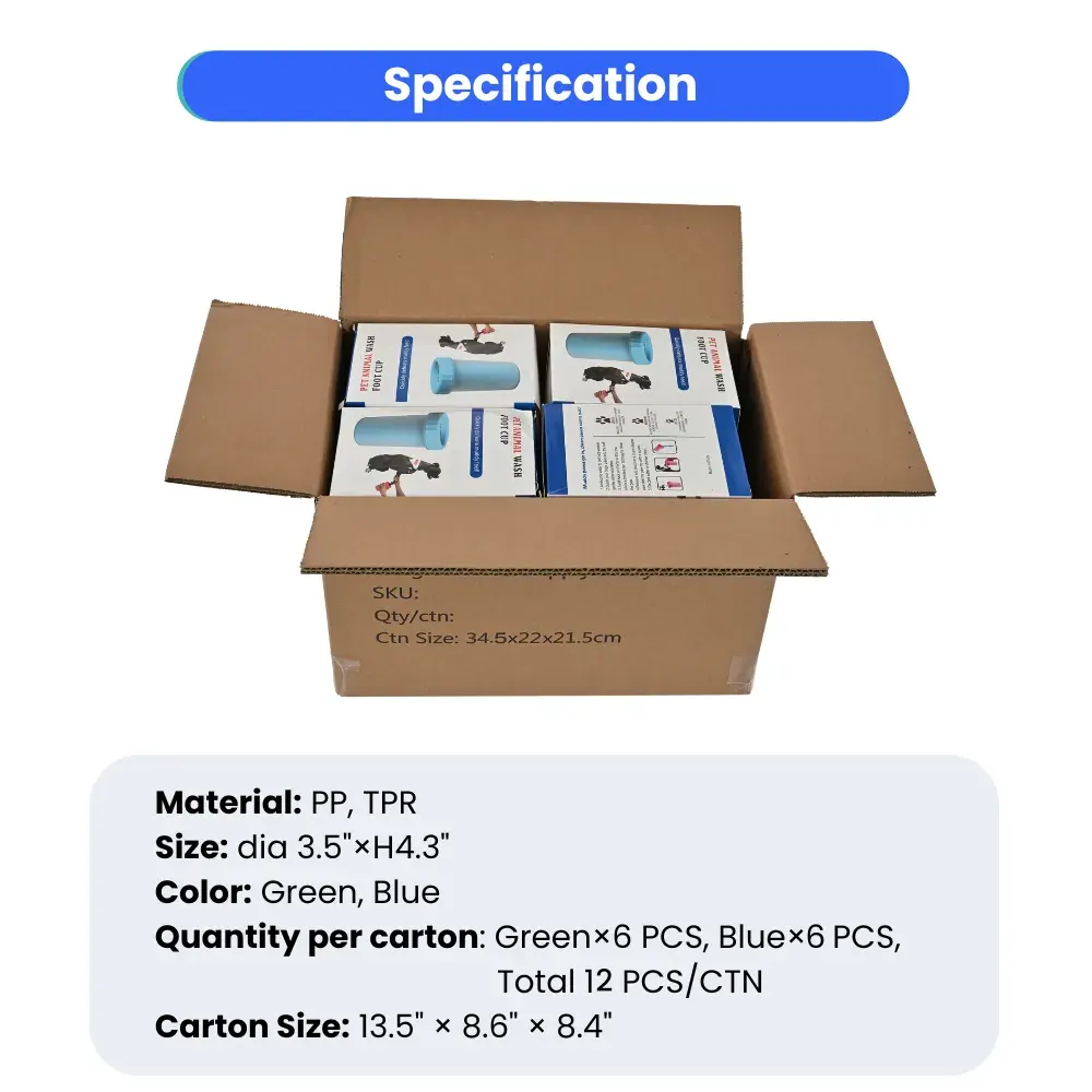 Dogs Paw Washer Specification
