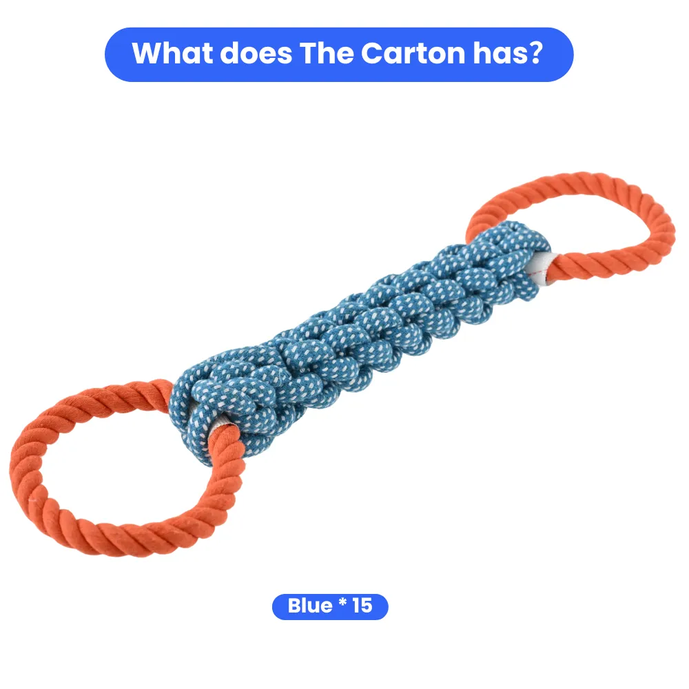 Double Ring Dog Rope Toy