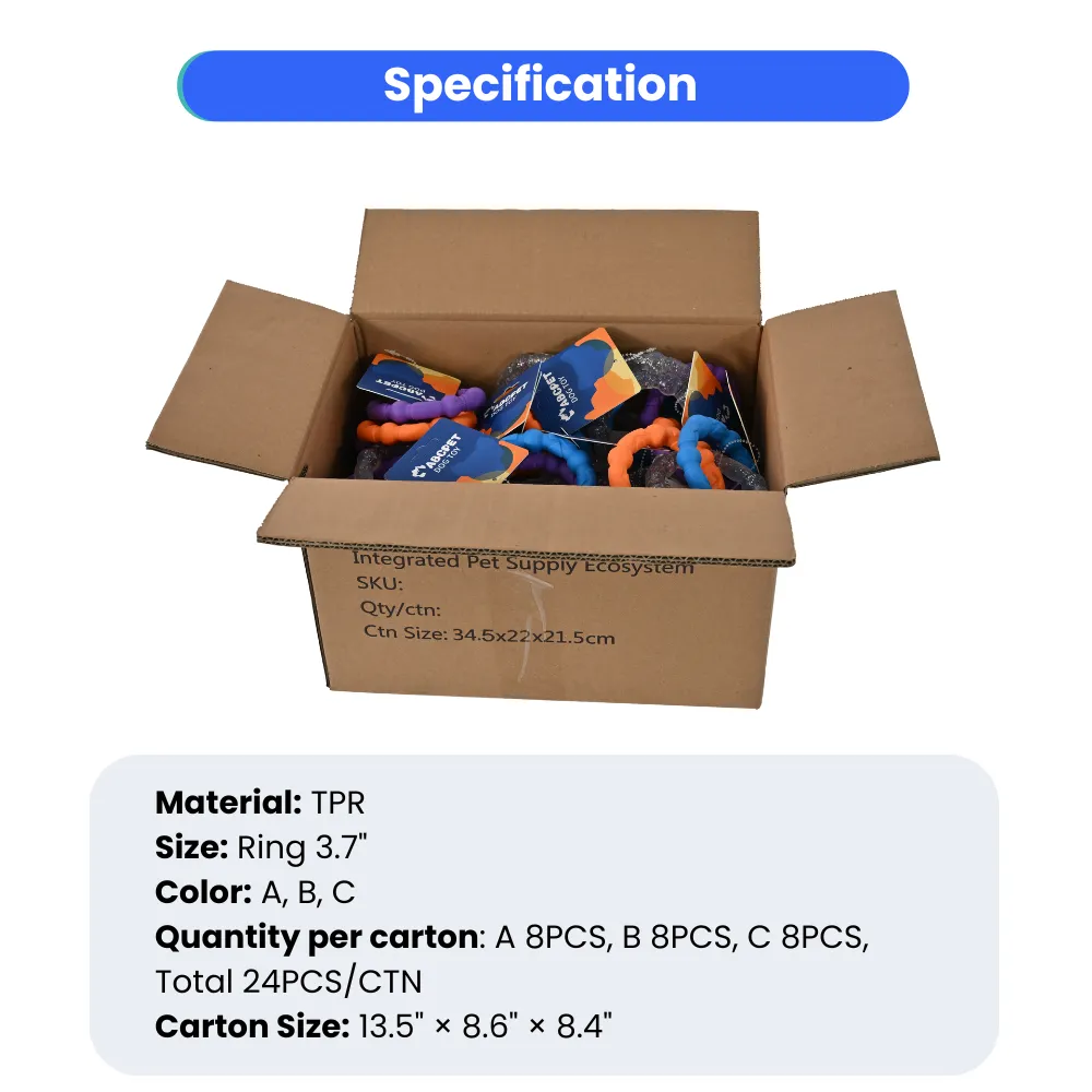 Factory Dog 3 Ring Chew Toy