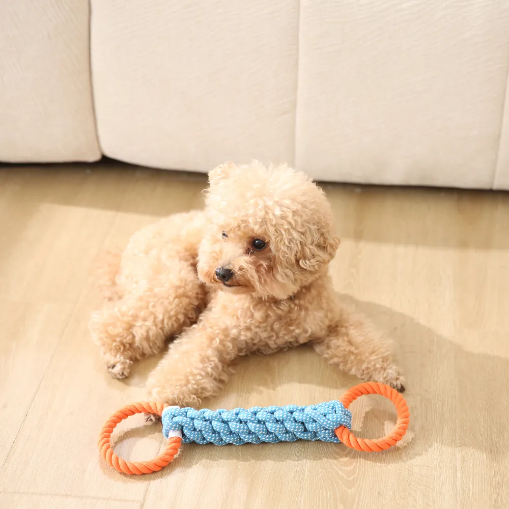 Manufacturer Double Ring Dog Rope Toy