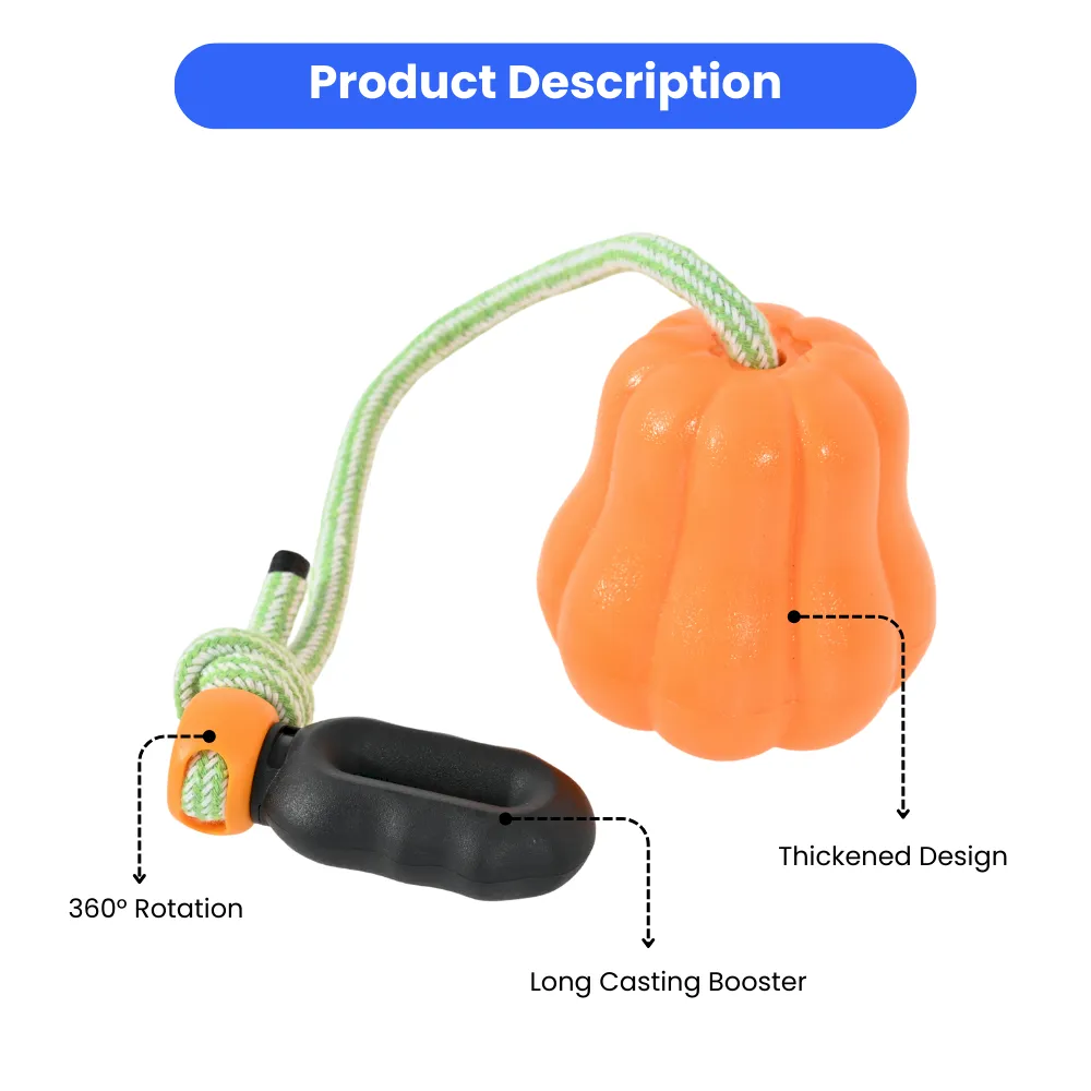 Outdoor Pumpkin Ball Dog Toy
