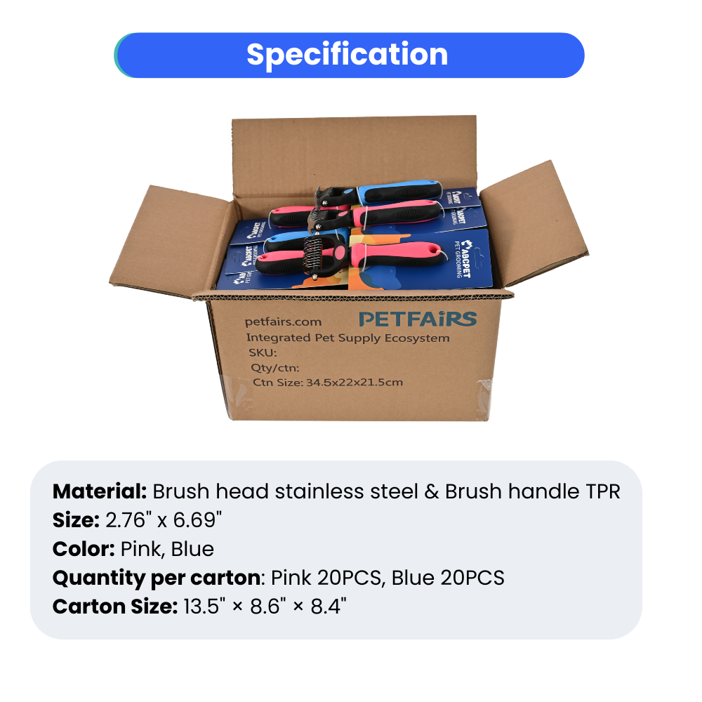 Pet Deshedding and Dematting Tool
