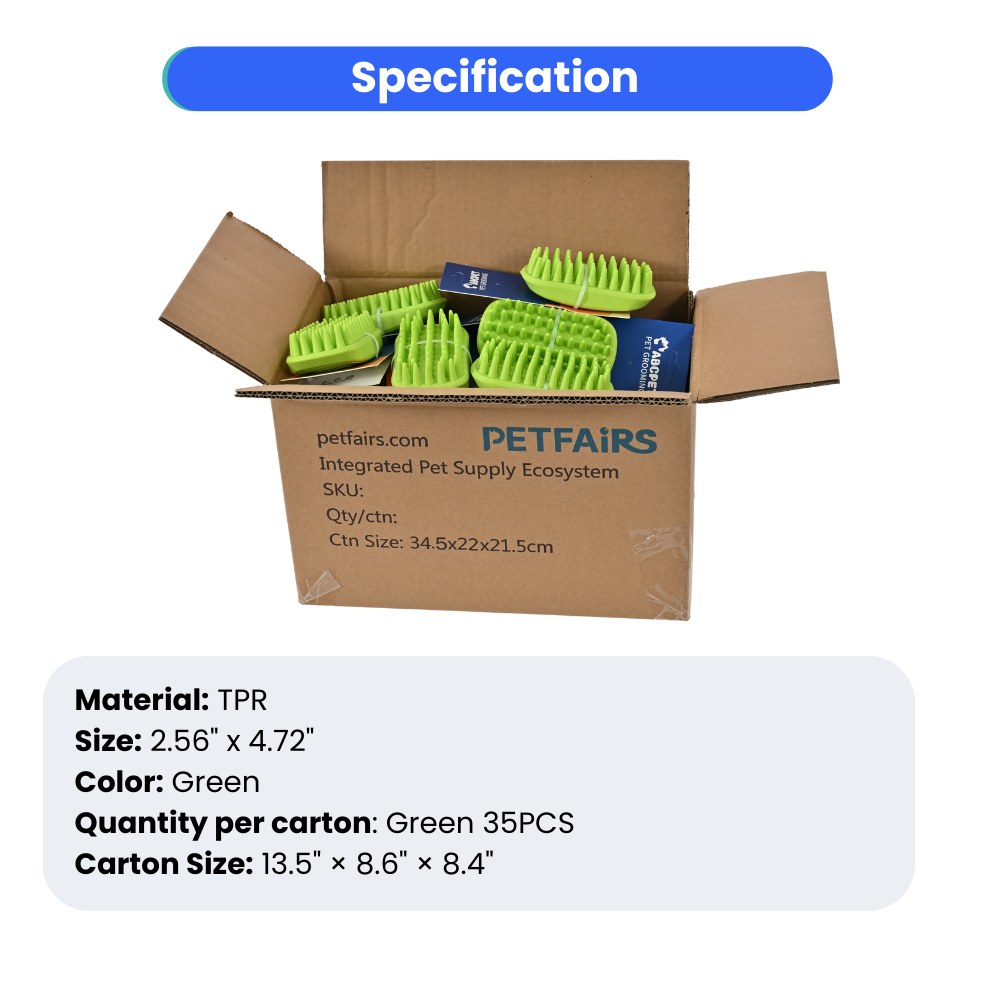 Pet bathing and massage tool