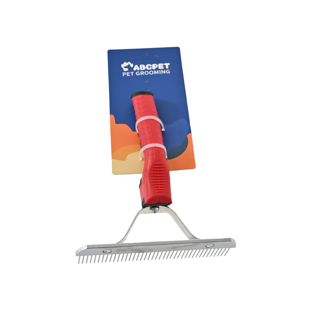 Pet deshedding rake comb