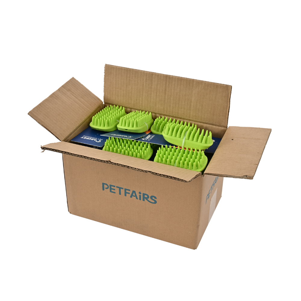 Pet silicone shampoo brush