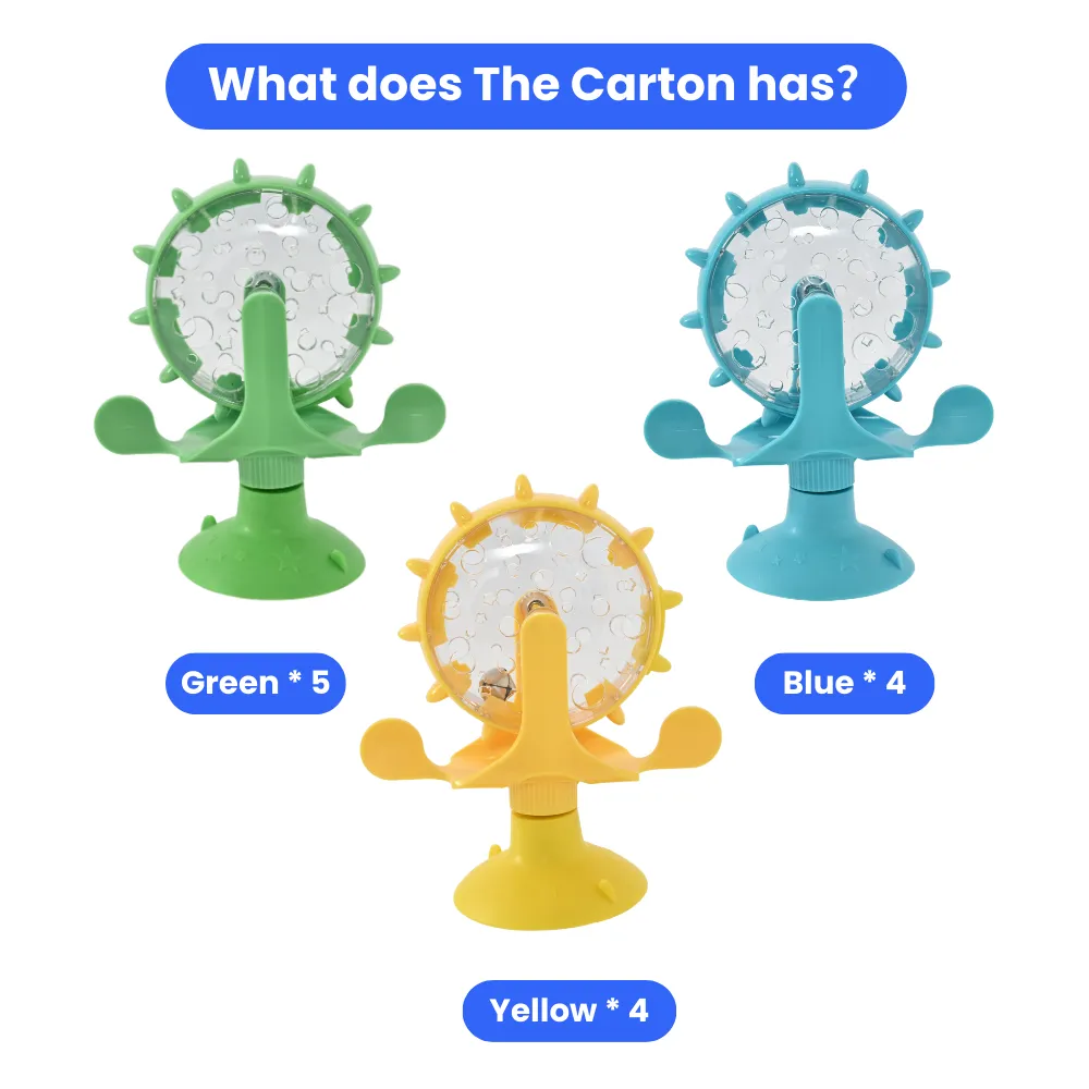 Pet treat dispenser toy Color