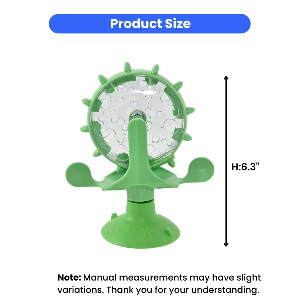 Pet treat dispenser toy Size