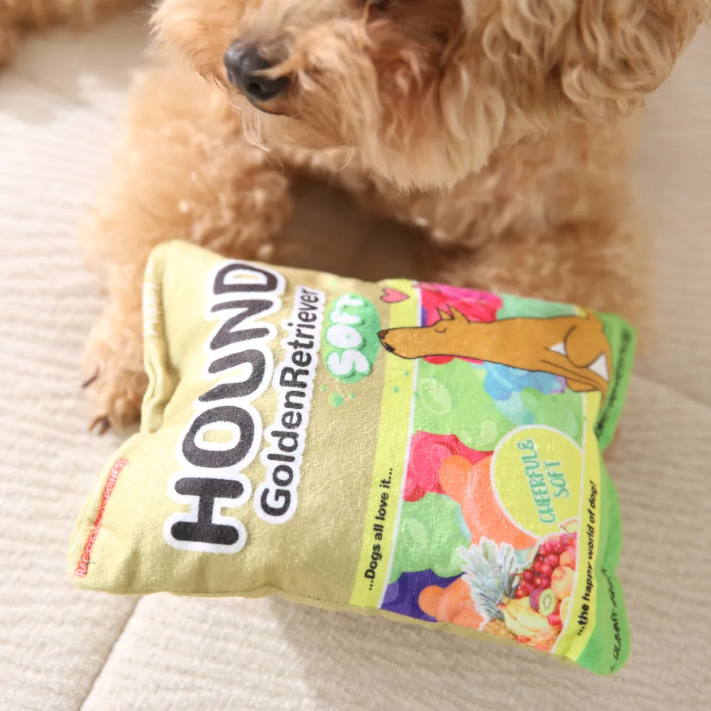 multi- color Dog Plush Toy