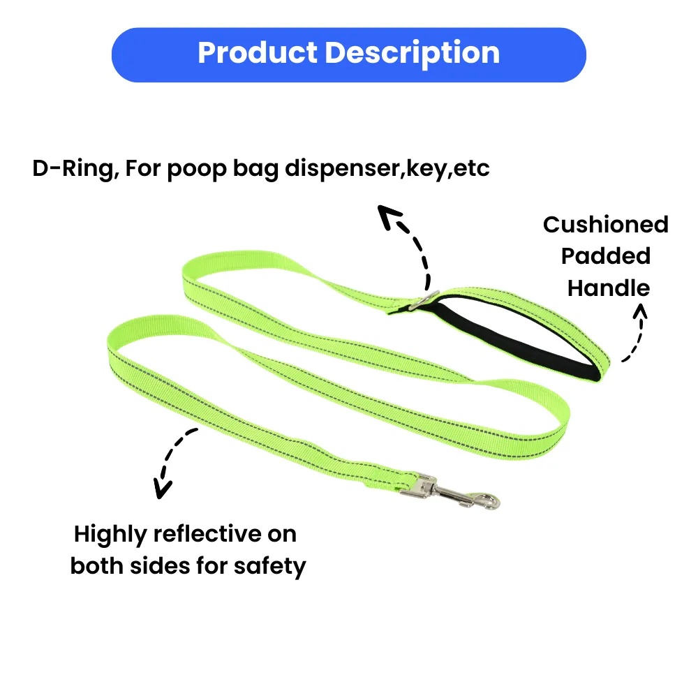 Reflective Nylon Dog Leash
