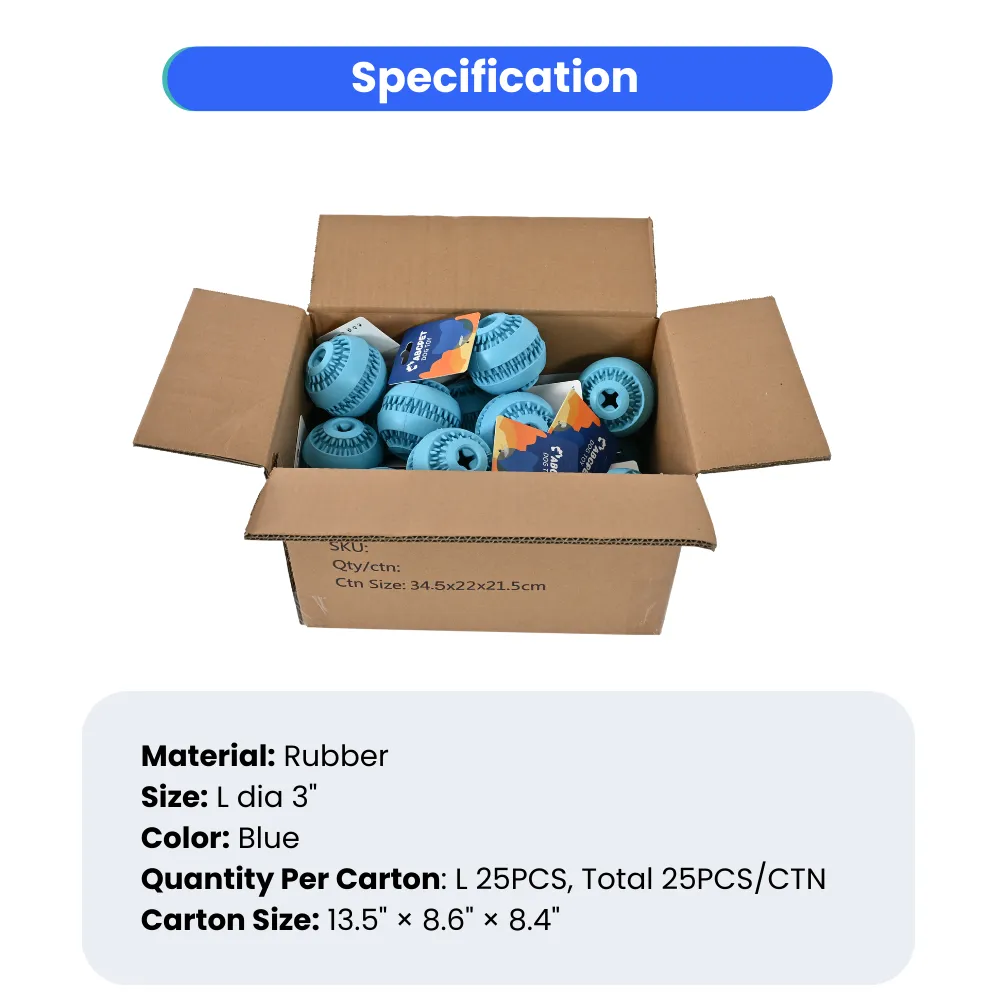 Rubber Pet Dog Treat Toys