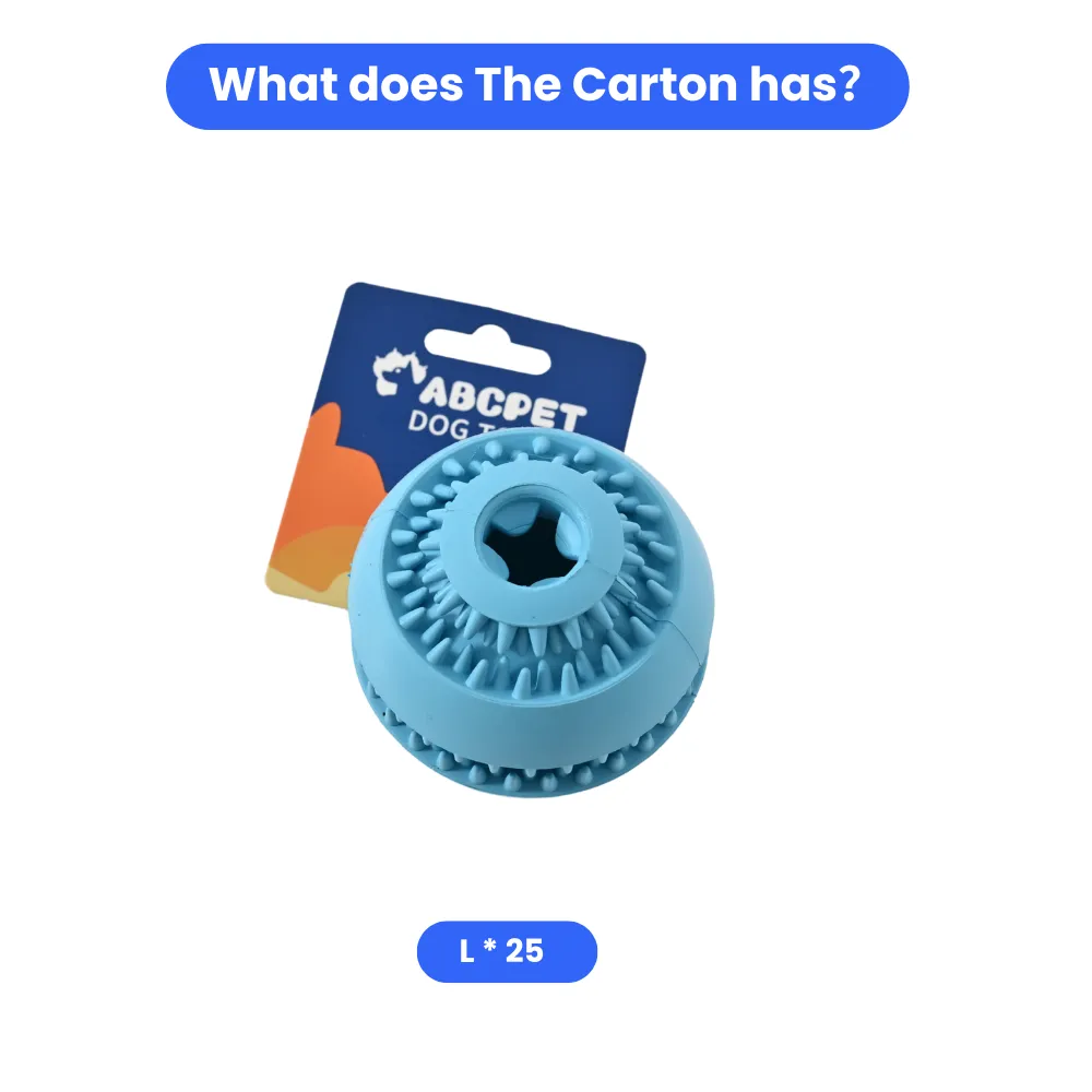 Rubber Pet Treat Toys