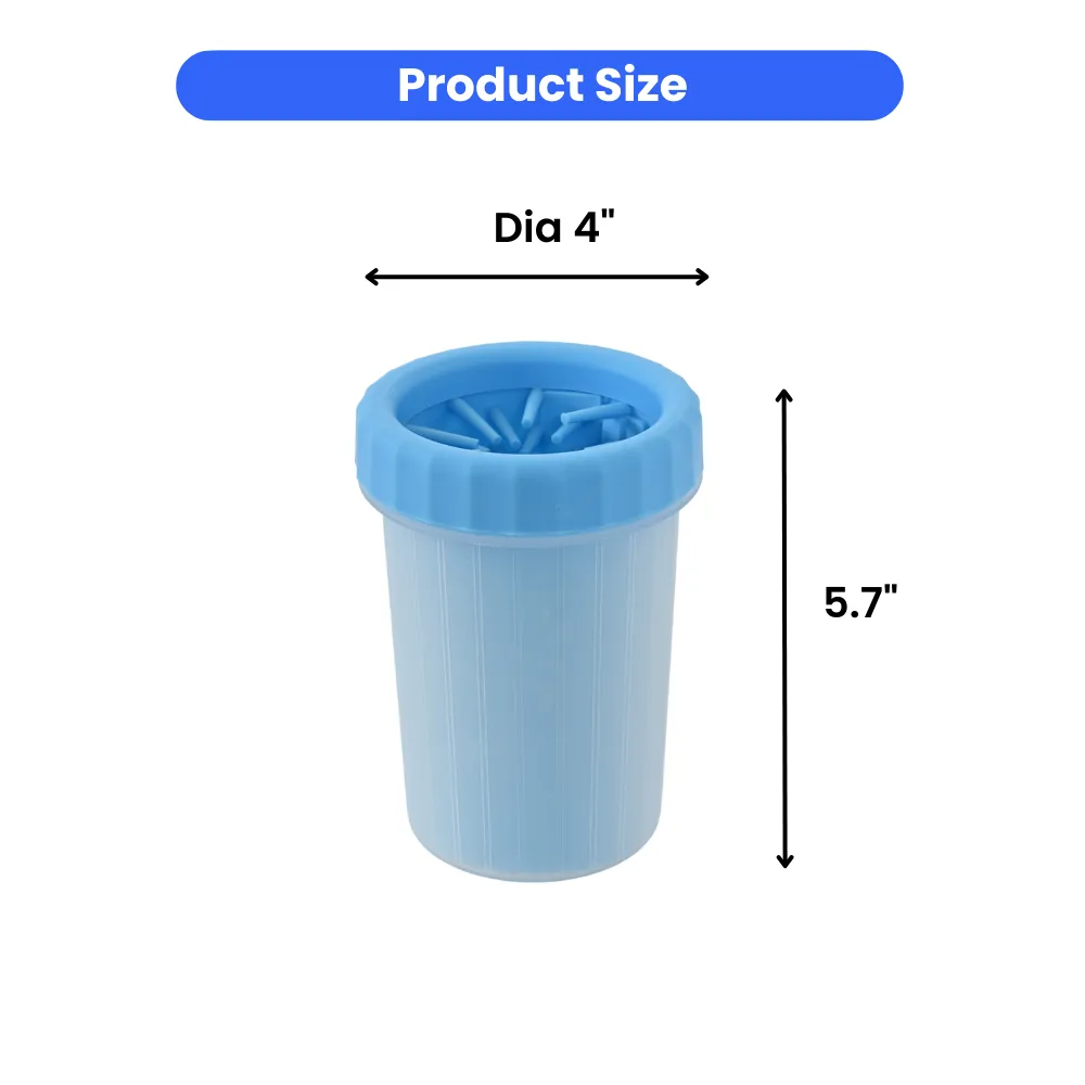 Size of Dog Paw Cleaner