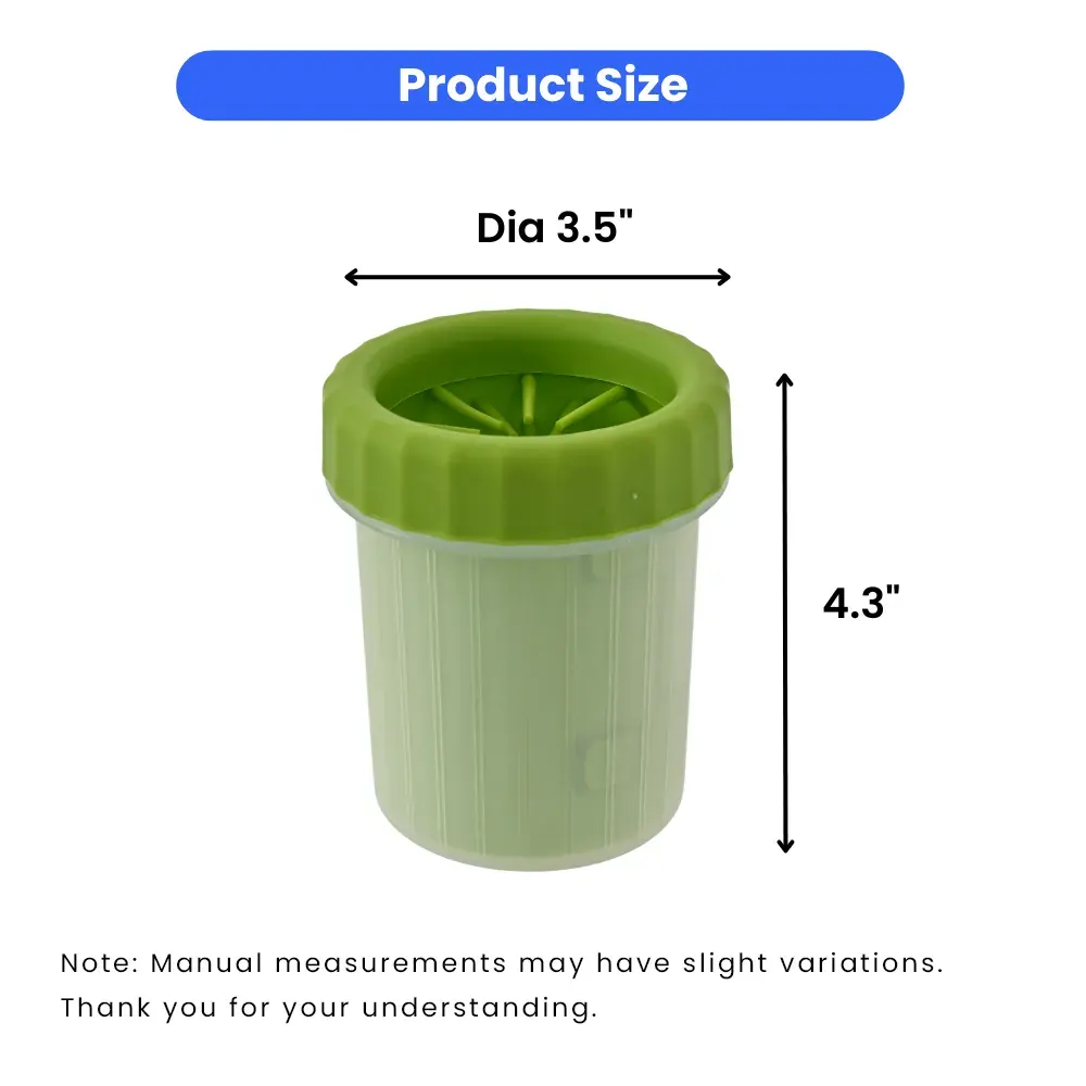 Size of Dog Paw Washer