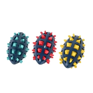 Squeaky Spiked TPR Dog Toy