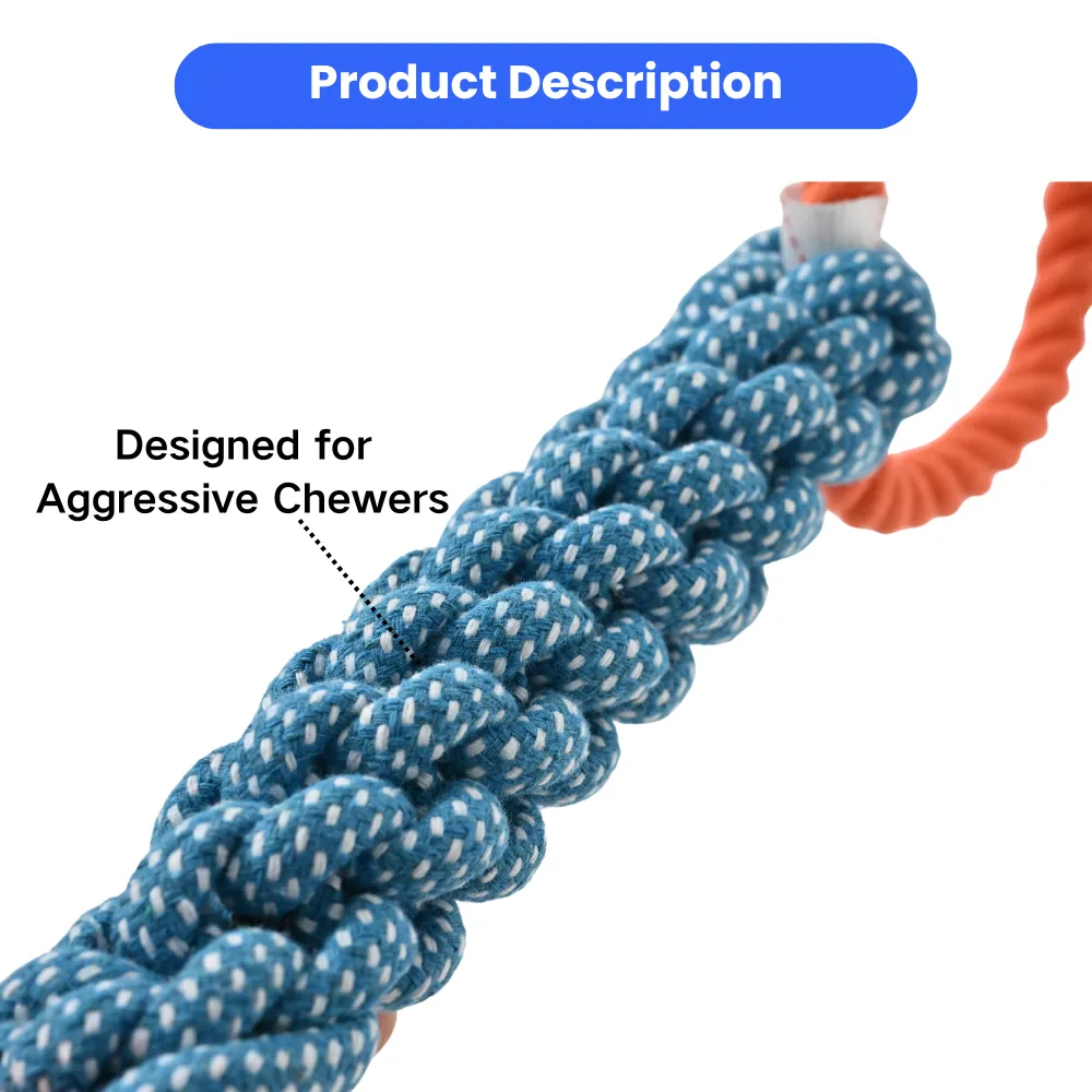 Supplier Double Ring Dog Rope Toy