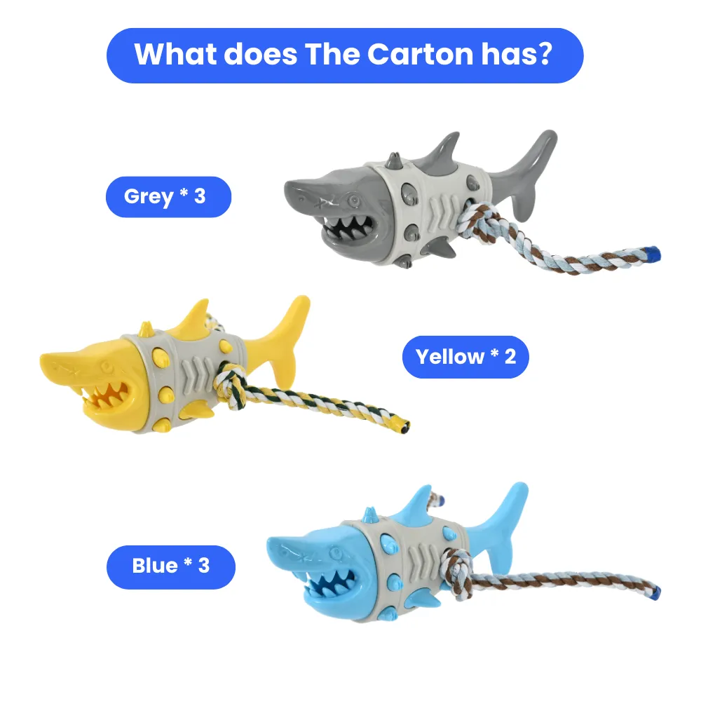 Wholesale Shark Shape Dog Chew Toy