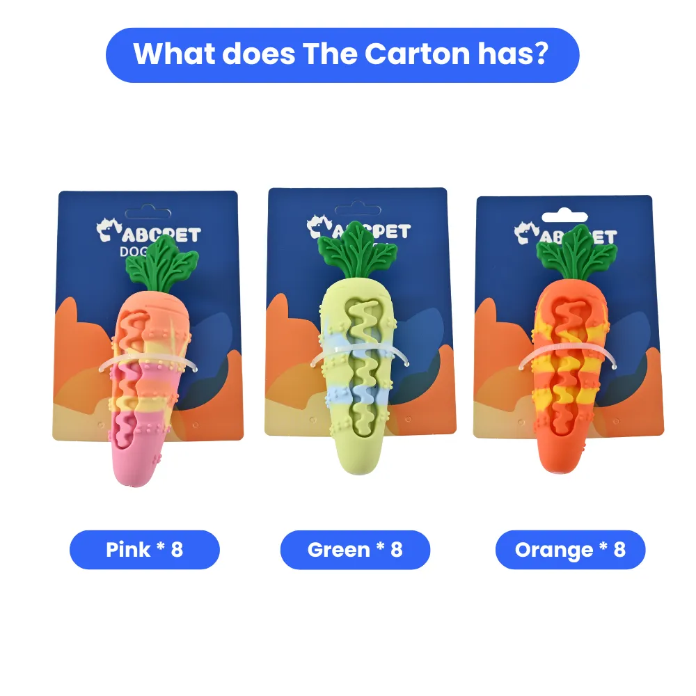 carrot toy for dogs