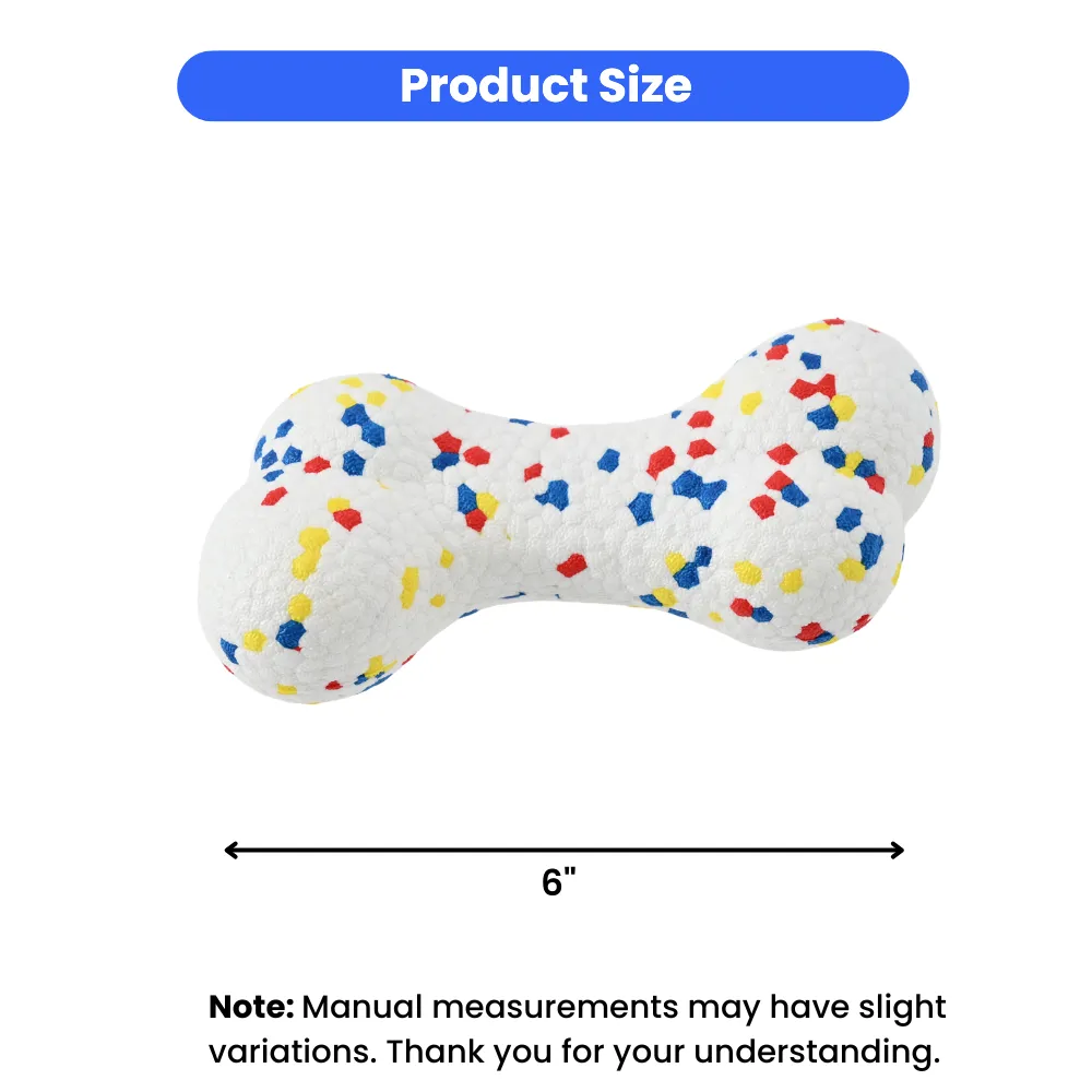 dog bone toy Size
