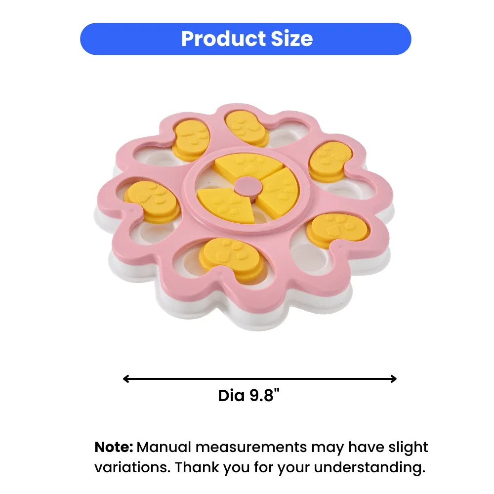 dog feeding puzzle toy Size