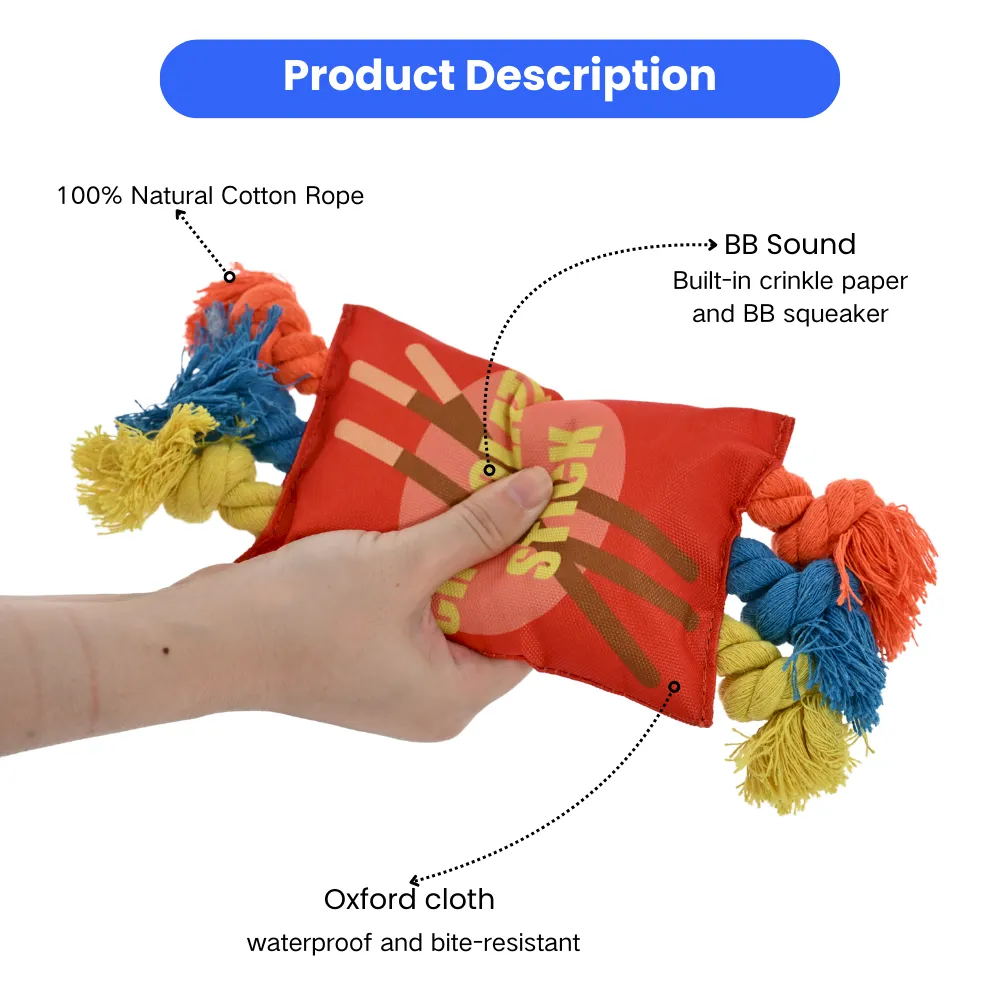 dog oxford toy with rope bite resistant