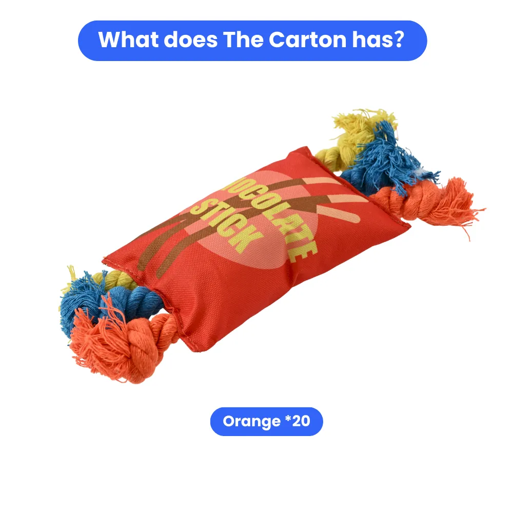 dog oxford toy with rope for large dogs