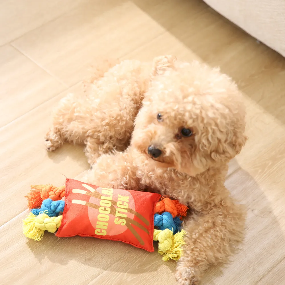 interactive dog oxford toy with rope