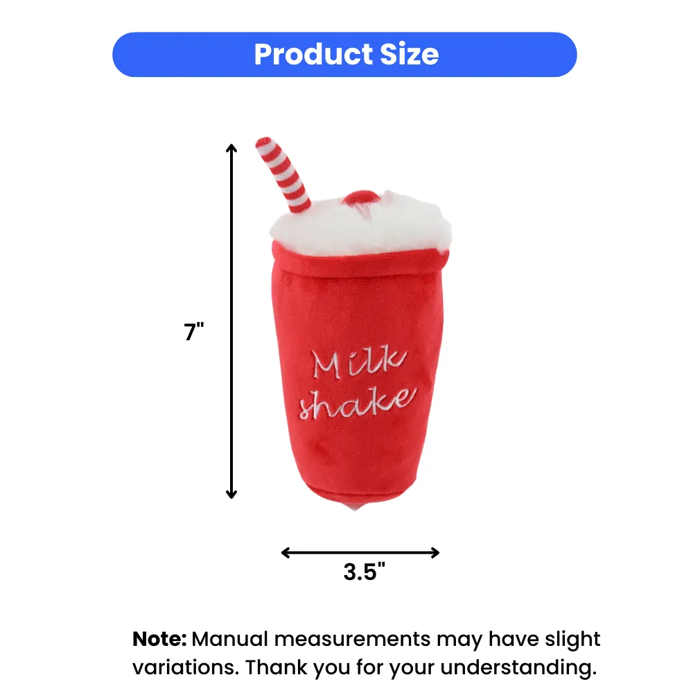 milkshake dog toy Size