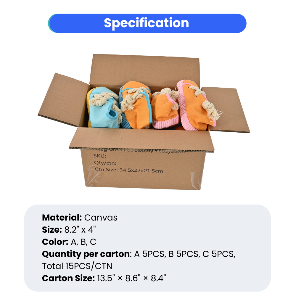 shoe chew toys for dogs​