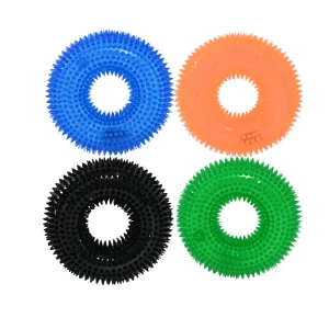 spiked ring dog toy