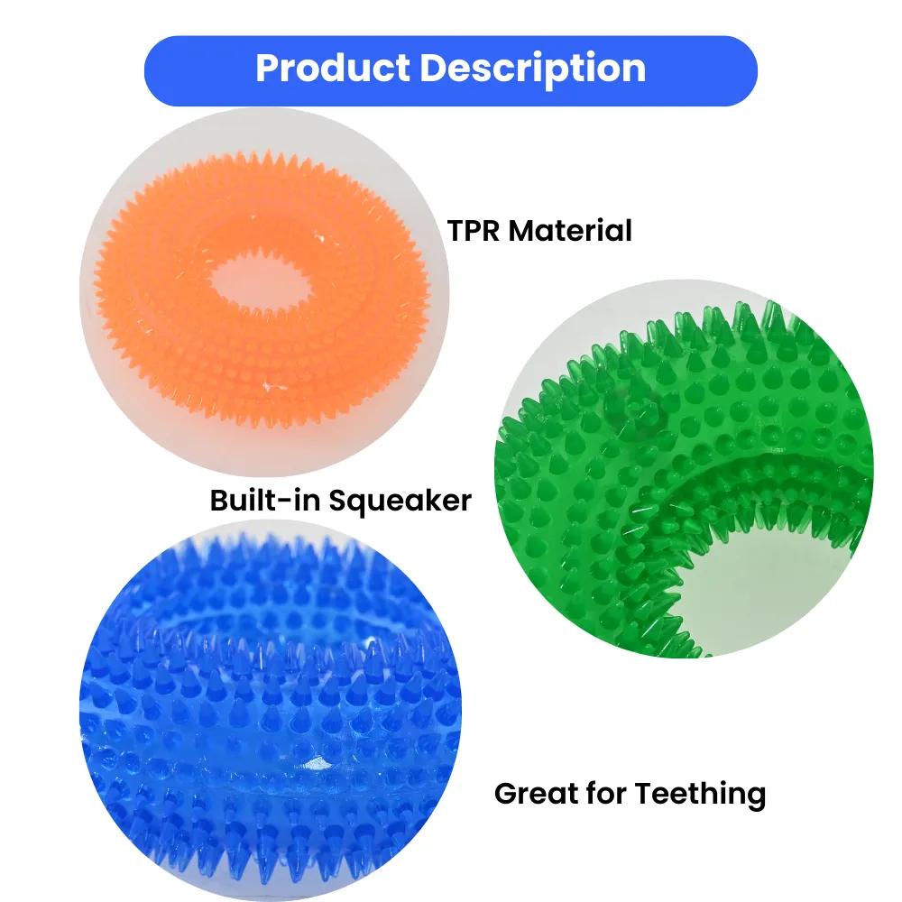 spiked ring dog toy wholesale
