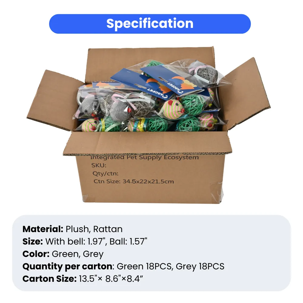 Cat Ball Toy Set bulk