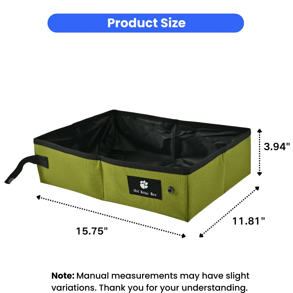 Comfortable & Foldable Cat Litter Box