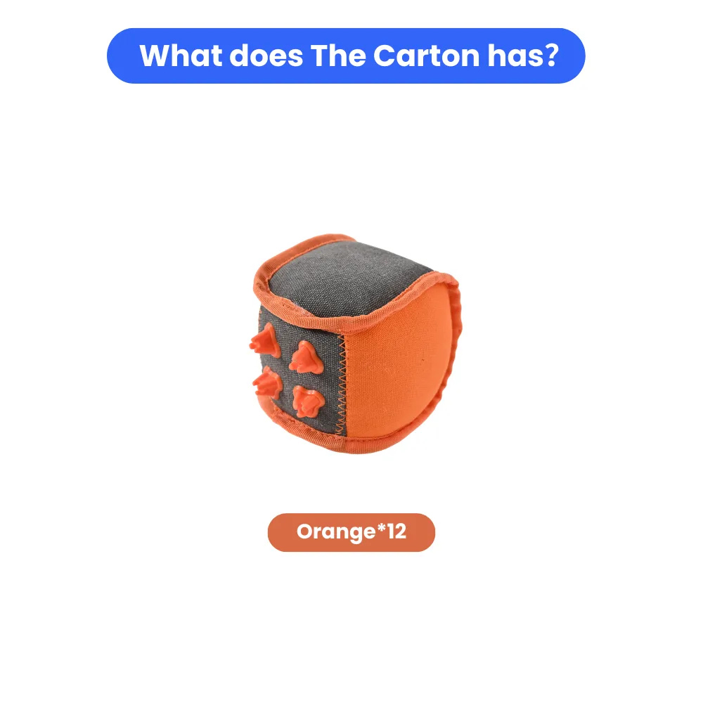 Dog Chew Ball Toy with TPR TeethColor