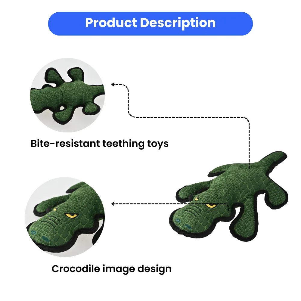Dog Chew Toy Crocodile wholesale